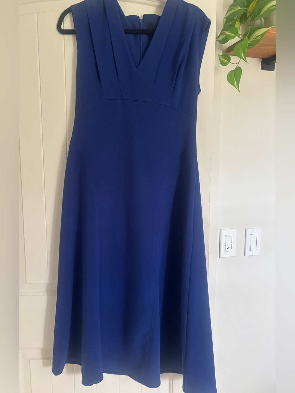 NWT! DONNA KARAN New York| 
Blue purple midi dress